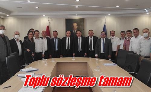 Toplu sözleşme tamam
