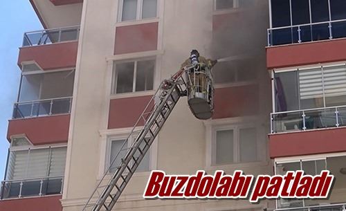 Buzdolabı patladı