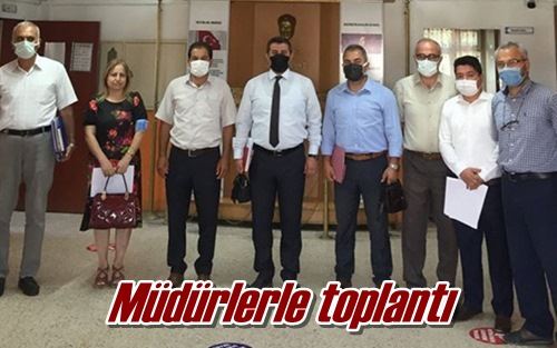Müdürlerle toplantı