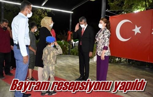 Bayram resepsiyonu yapıldı