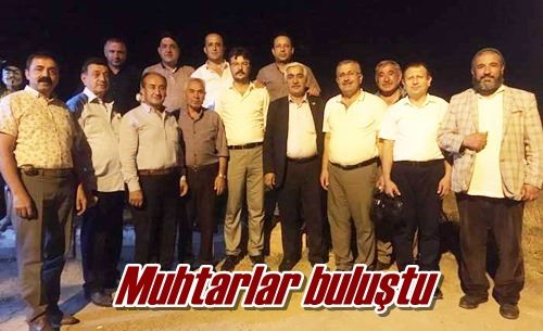 Muhtarlar buluştu