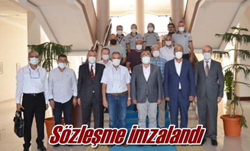 Sözleşme imzalandı