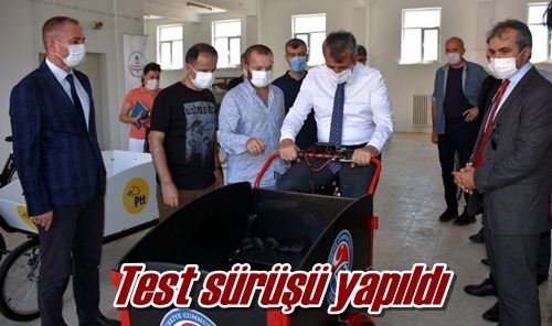 Test sürüşü yapıldı