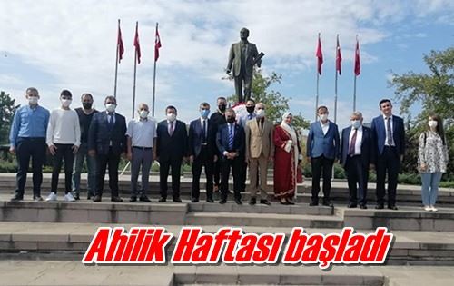 Ahilik Haftası başladı