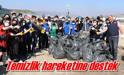 Temizlik hareketine destek