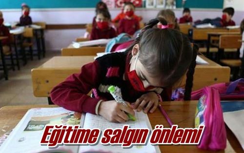 Eğitime salgın önlemi