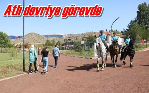 Atlı devriye görevde