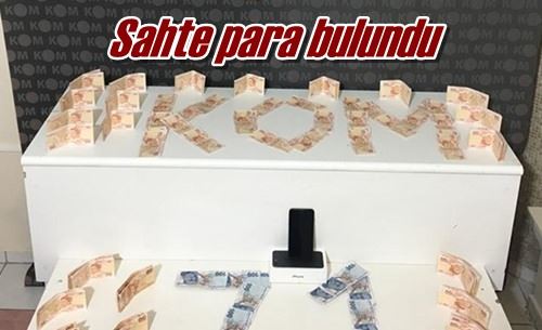 Sahte para bulundu