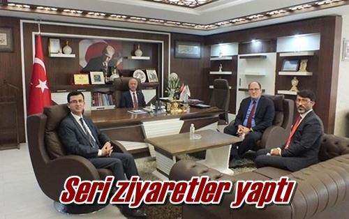 Seri ziyaretler yaptı