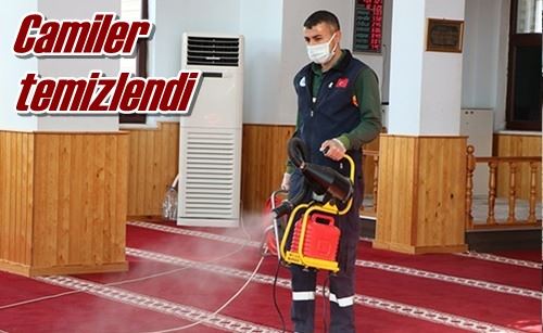 Camiler temizlendi