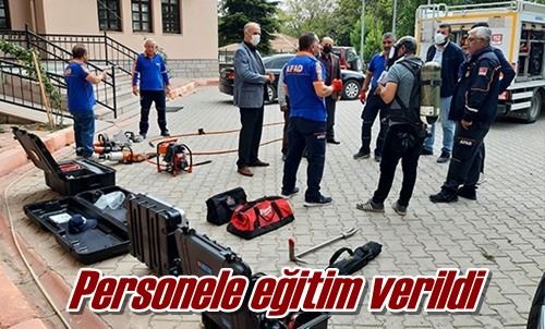 Personele eğitim verildi