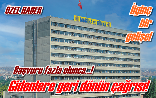 Gidenlere geri dönün çağrısı!