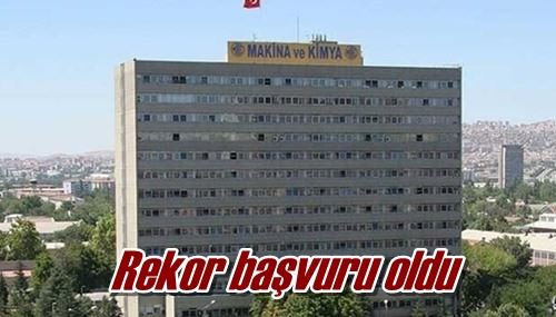 Rekor başvuru oldu