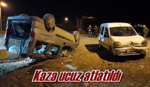 Kaza ucuz atlatıldı