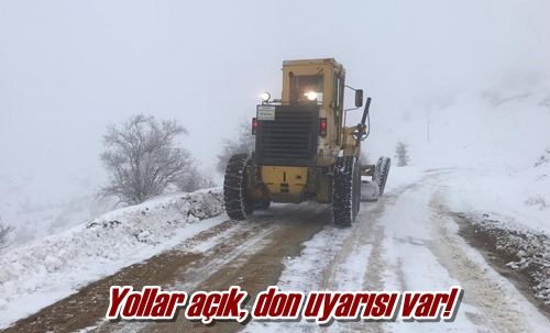 Yollar ulaşıma açıldı