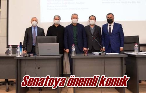 Senatoya önemli konuk