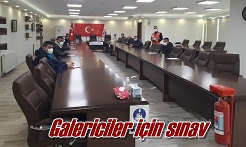 Galericiler için sınav