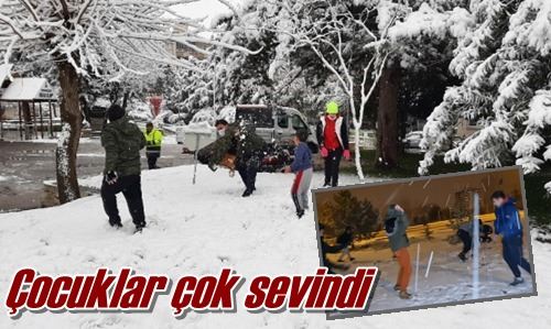 Çocuklar çok sevindi