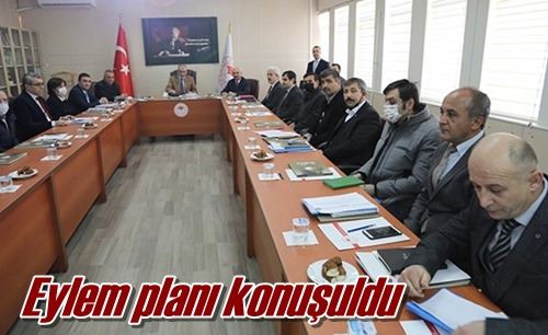 Eylem planı konuşuldu