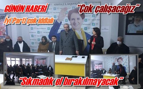 “Çok çalışacağız”