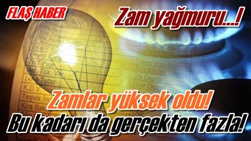 Zam yağmuru…!