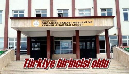 Türkiye birincisi oldu