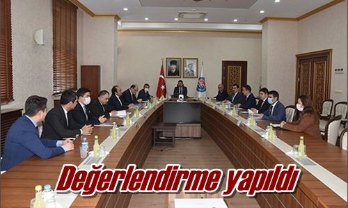 Değerlendirme yapıldı