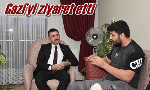 Gazi’yi ziyaret etti