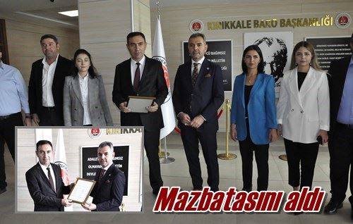 Mazbatasını aldı