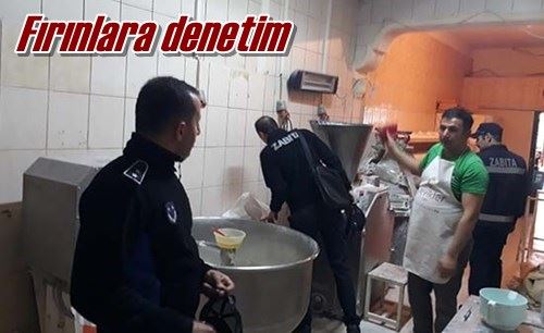 Fırınlara denetim