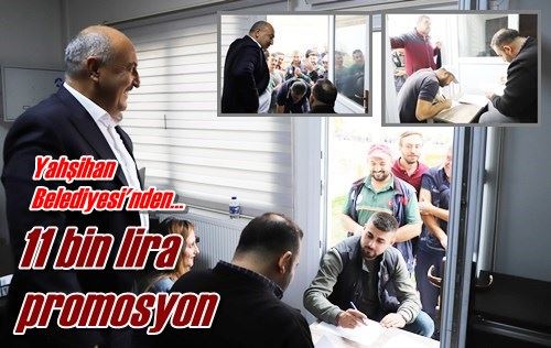 11 bin lira promosyon