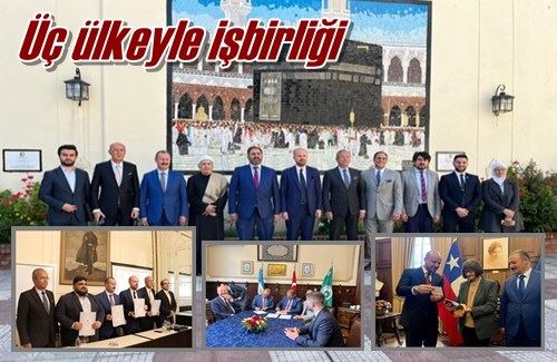 Üç ülkeyle işbirliği