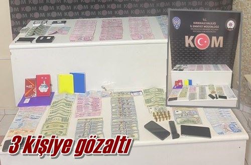 3 kişiye gözaltı