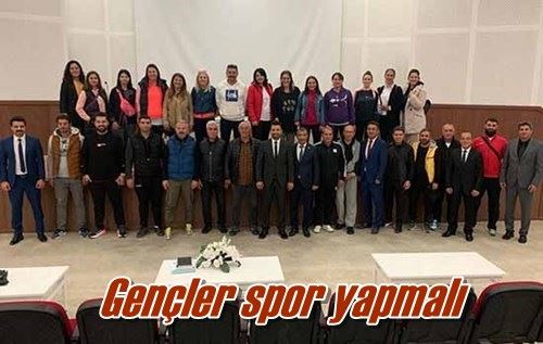 Gençler spor yapmalı