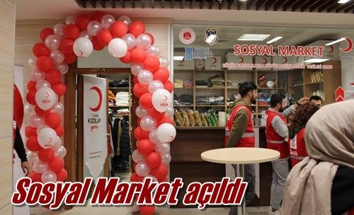 Sosyal Market açıldı