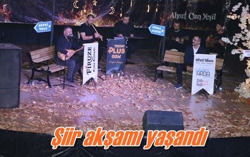 Şiir akşamı yaşandı