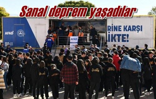 Sanal deprem yaşadılar