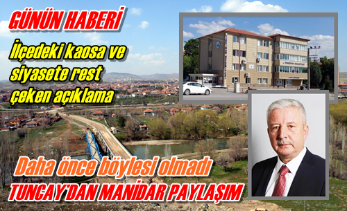 TUNCAY’DAN MANİDAR PAYLAŞIM