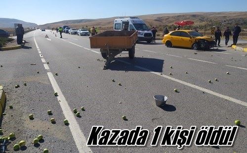 Kazada 1 kişi öldü!
