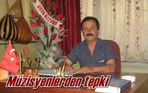 Müzisyenlerden tepki