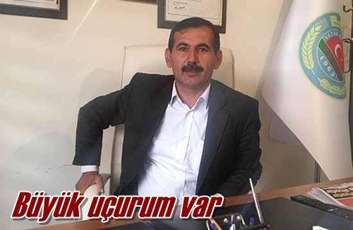 Büyük uçurum var