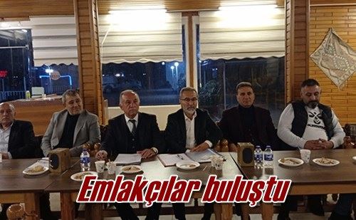 Emlakçılar buluştu