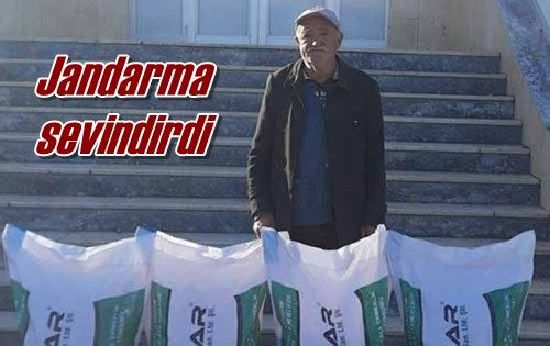 Jandarma sevindirdi