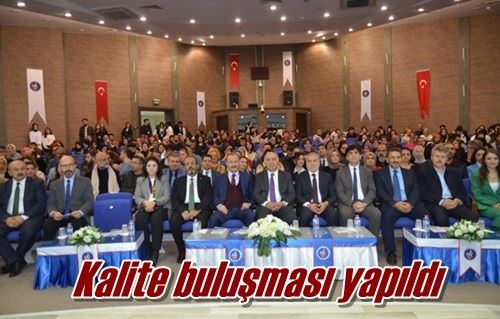 Kalite buluşması yapıldı