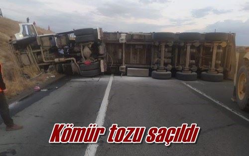 Kömür tozu saçıldı