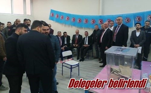 Delegeler belirlendi