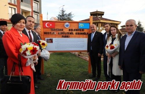 Kırımoğlu parkı açıldı