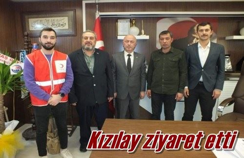 Kızılay ziyaret etti