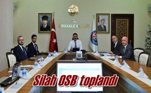 Silah OSB toplandı