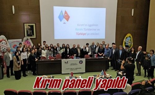 Kırım paneli yapıldı